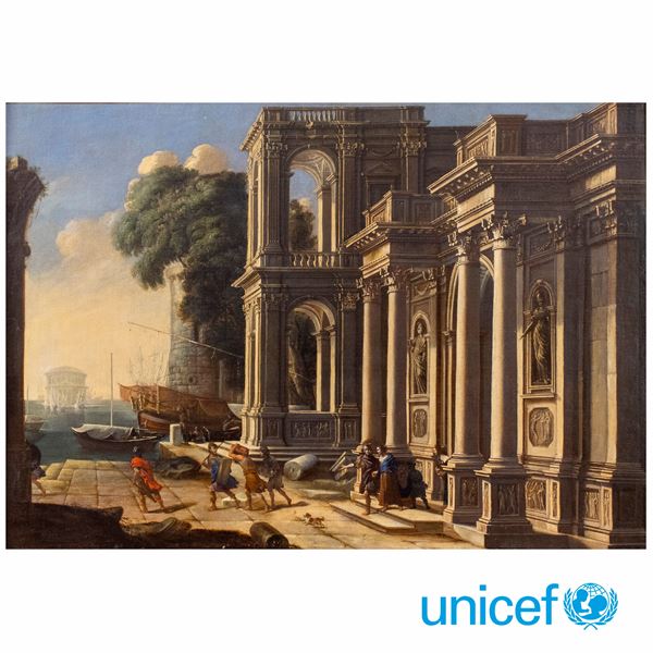 Alessandro Salucci Firenze 1590 - Roma 1655/600 / Michelangelo Cerquozzi Roma 1602 - 1660