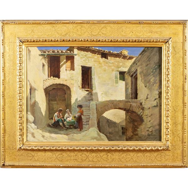 Guido Molinari  (Italia, XIX-XX Sec.)  - Asta Opere del XIX e XX secolo Web Only - Colasanti Casa d'Aste