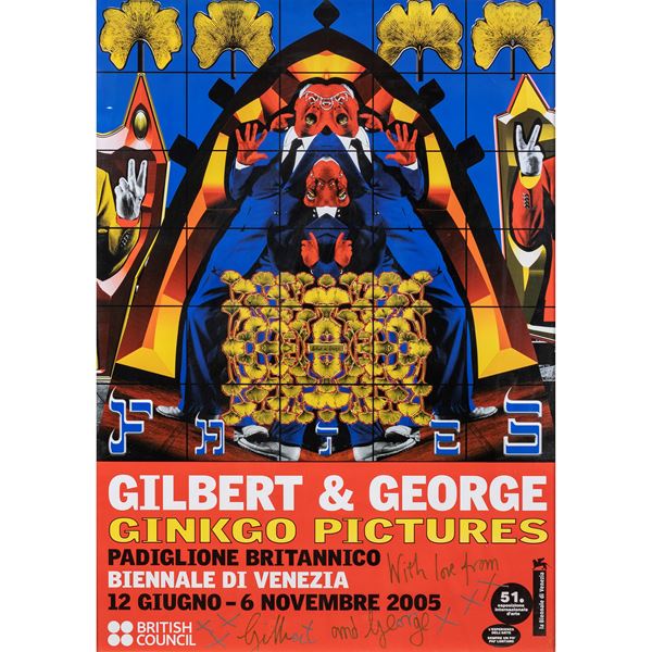 Affiche 'Gilbert & George'  (2005)  - Asta Opere del XIX e XX secolo Web Only - Colasanti Casa d'Aste
