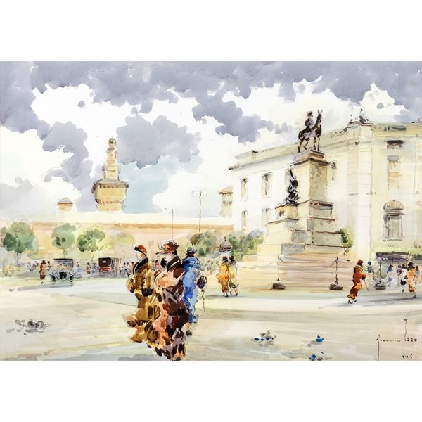 Giovanni Izzo  (Italia, 1945)  - Auction 19th and 20th Centuries Paintings - Web Only - Colasanti Casa d'Aste