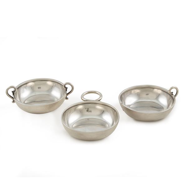 Bulgari, group of silver objects (3)