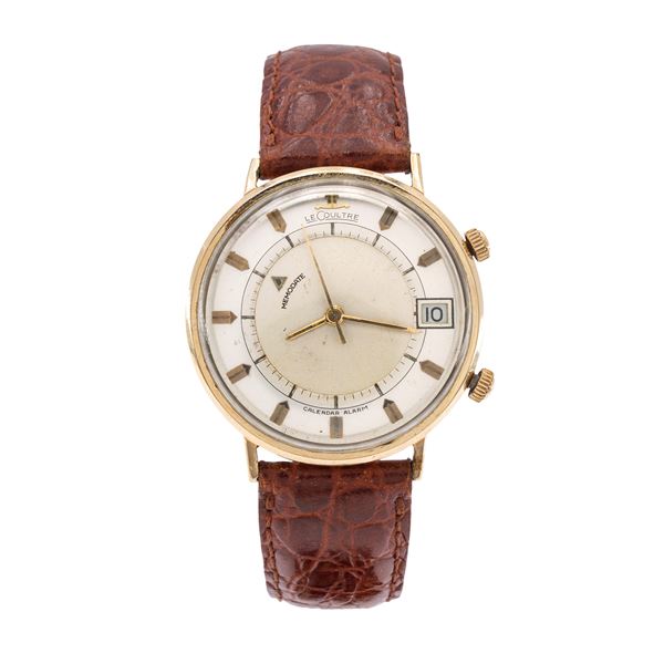 Jager Le Coultre Memodate Alarm clock vintage wristwatch