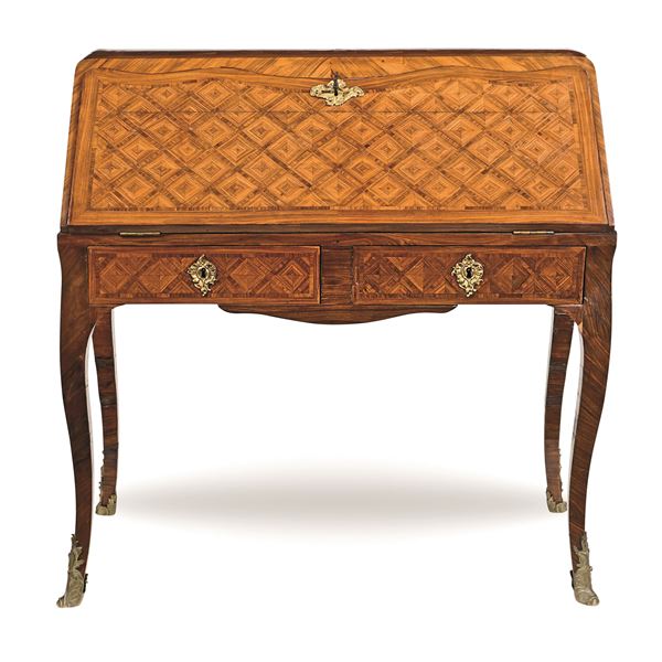 Purple ebony folding cabinet  (France, 19th century)  - Auction Furniture, Sculptures, Old Master and 19th Century Paintings - I - Colasanti Casa d'Aste