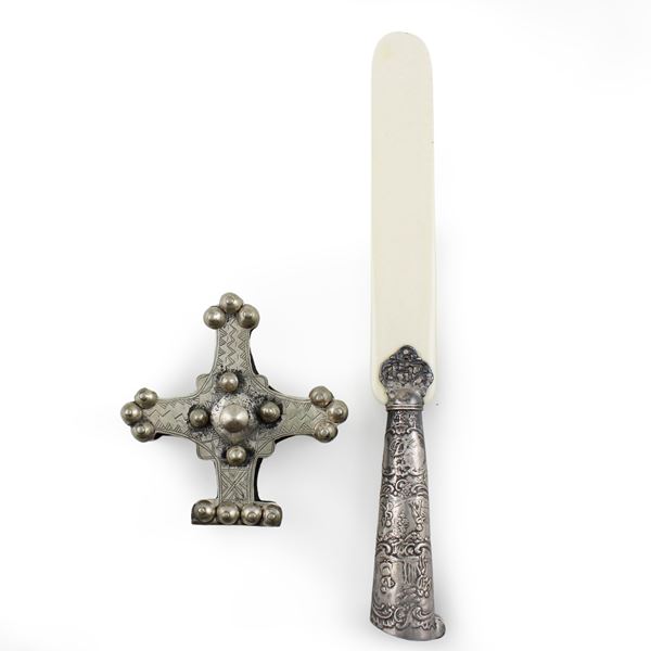 Group of silver objects (2)  (19th - 20th century)  - Auction Fine Silver and the Art of the Table - Colasanti Casa d'Aste