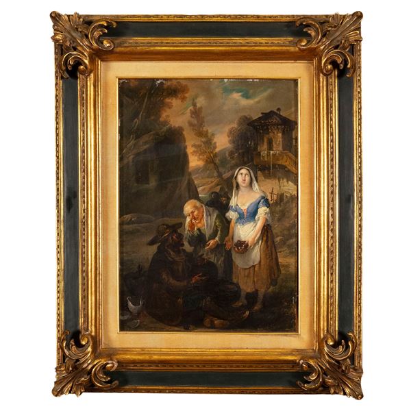 Scuola Italiana  (XIX Sec.)  - Asta Opere del XIX - XX secolo Web Only - Colasanti Casa d'Aste