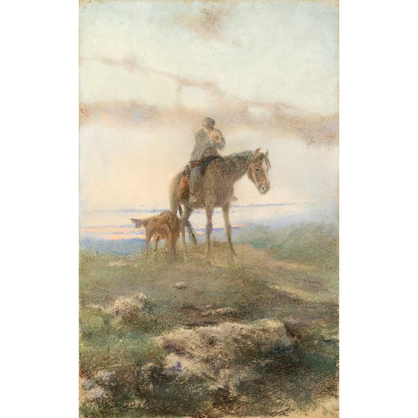 Vittorio Benisson  (Turin 1830 - Rome 1880)  - Auction Furniture, Sculptures, Old Master and 19th Century Paintings - Colasanti Casa d'Aste