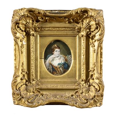 Miniatura Raffigurante Ritratto Femminile