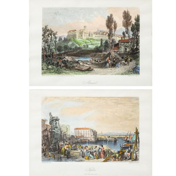 Pair of prints  (England, 20th century)  - Auction 19th and 20th Centuries Paintings - Web Only - Colasanti Casa d'Aste