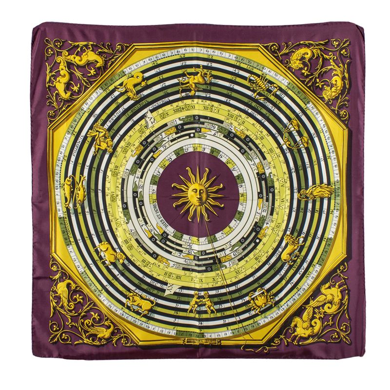 Hermes Foulard Vintage Collezione Astrologie