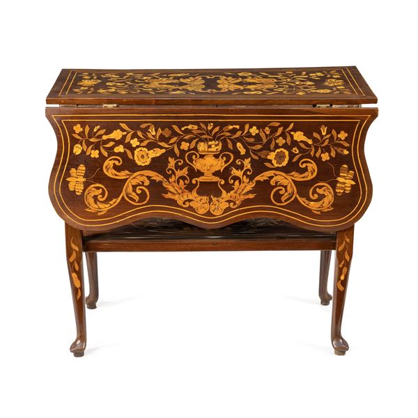 Various woods folding table