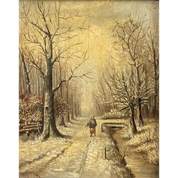 Pittore olandese  (XIX-XX Sec.)  - Asta Opere del XIX - XX secolo Web Only - Colasanti Casa d'Aste