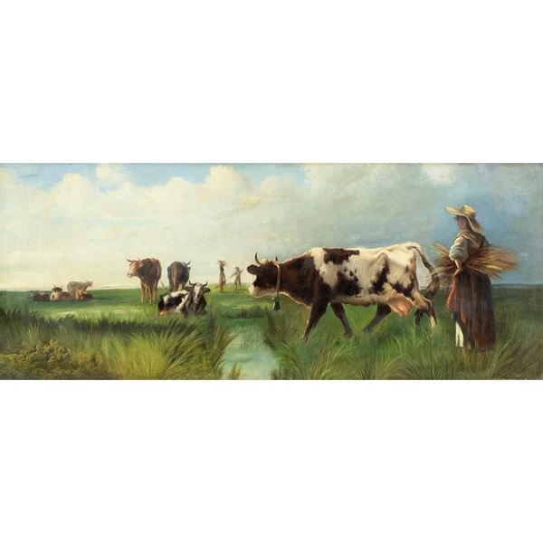 Giovanni Califano  (Roma 1864 - Chicago 1946)  - Asta Opere del XIX - XX secolo Web Only - Colasanti Casa d'Aste