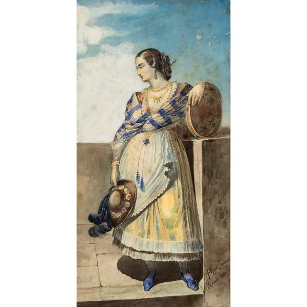 Filippo Indoni  (Roma 1842 - 1908)  - Asta Opere del XIX e XX secolo Web Only - Colasanti Casa d'Aste