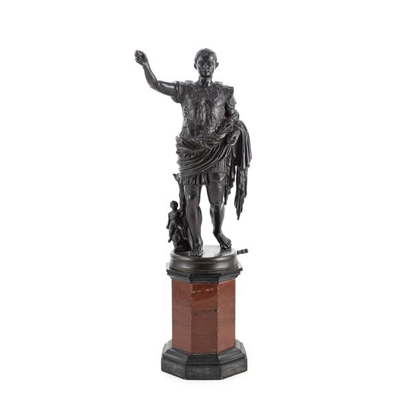 Burnished bronze sculpture