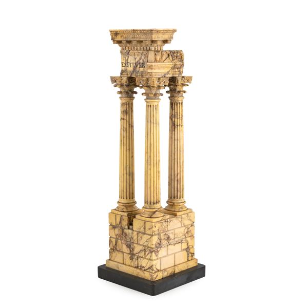 Modello del tempio di Vespasiano