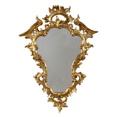 Specchiera in Legno Dorato
