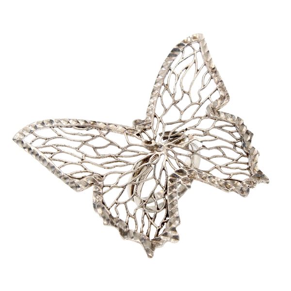 925 silver butterfly ring  - Auction Jewels Watches Fashion Vintage - Web Only - Colasanti Casa d'Aste