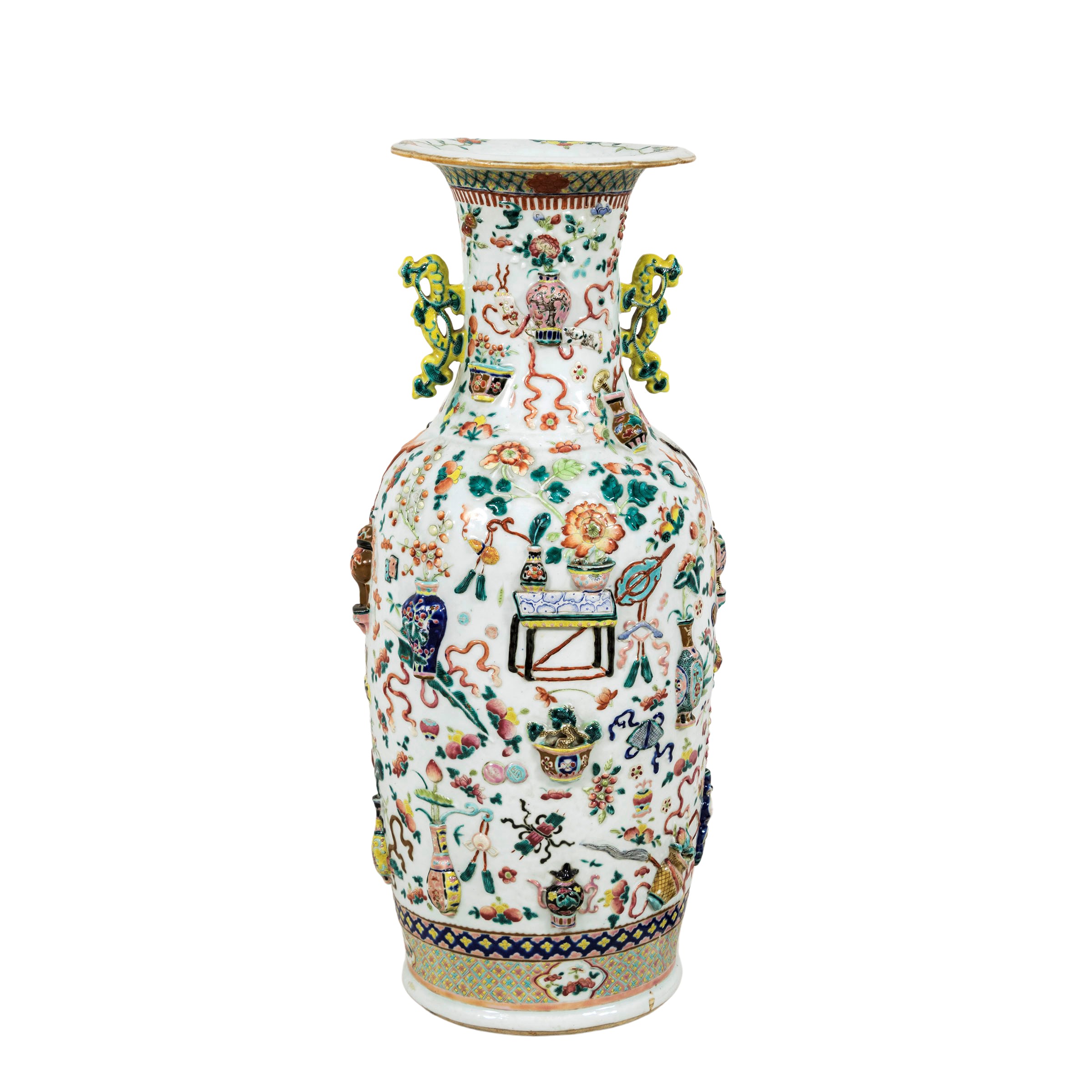 Vaso in Porcellana Famiglia Rosa