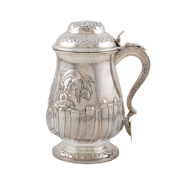 Silver tankard  (Italy, 20th century)  - Auction Fine Silver and the Art of the Table - Colasanti Casa d'Aste