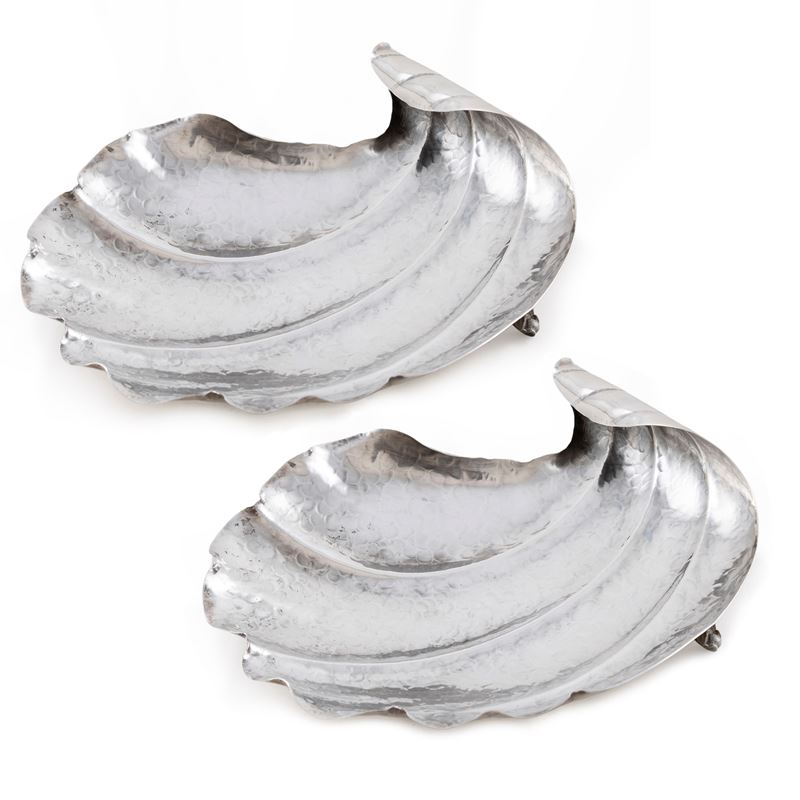 Federico Buccellati, Coppia di Foglie in Argento