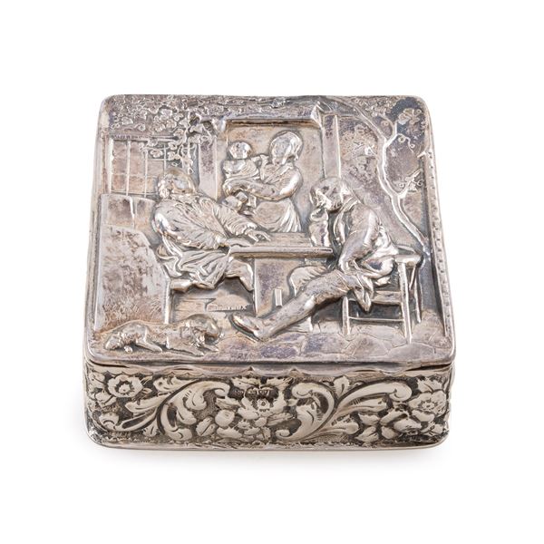 Silver snuffbox  (Chester, 1902)  - Auction Fine Silver and the Art of the Table - Colasanti Casa d'Aste