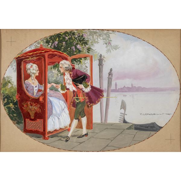 Tito Corbella  (Pontremoli 1885 - Rome 1966)  - Auction Furniture, Sculptures, Old Master and 19th Century Paintings - Colasanti Casa d'Aste