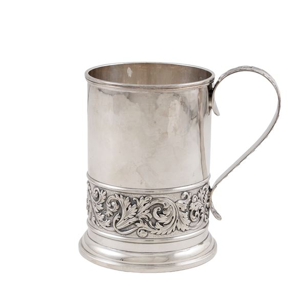 Silver mug  (Italy, 20th century)  - Auction Fine Silver and the Art of the Table - Colasanti Casa d'Aste