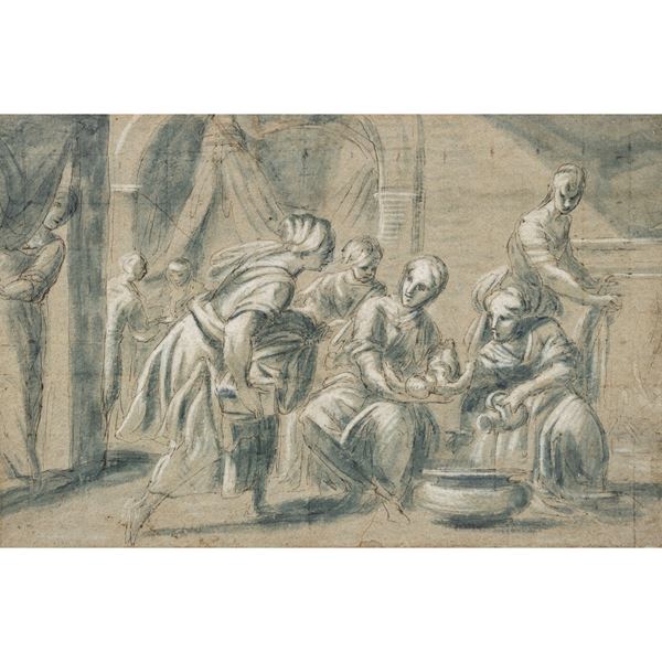 Scuola emiliana  (XVII Sec.)  - Asta Arredi, Sculture, Dipinti Antichi e del XIX Secolo - Colasanti Casa d'Aste