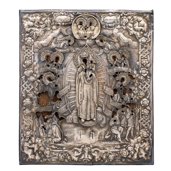Icon depicting the Vergine Gioia degli Afflitti