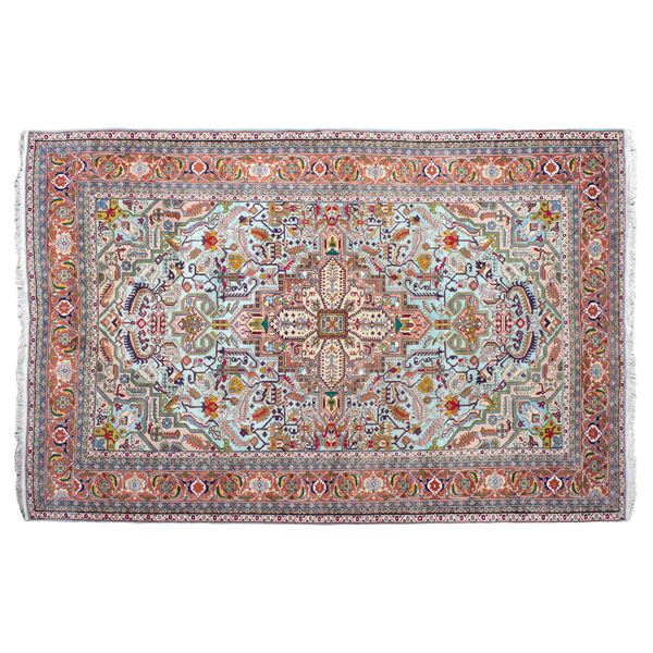 Tappeto Isfahan  (Iran XX Sec.)  - Asta Arredi, Sculture, Dipinti Antichi e del XIX Secolo - I - Colasanti Casa d'Aste