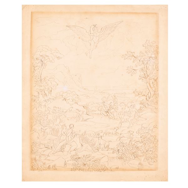 Artista italiano  (metà XIX Sec.)  - Asta Opere del XIX - XX secolo Web Only - Colasanti Casa d'Aste