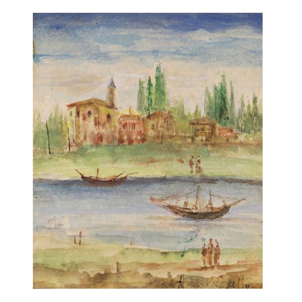 Ottavio Arturo Pasetto  (1899 - 1971)  - Auction 19th and 20th Centuries Paintings - Web Only - Colasanti Casa d'Aste