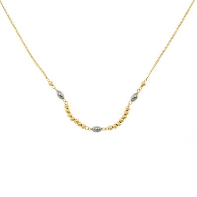 Collana in Oro Giallo 18kt ed Ematite