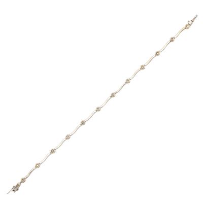 Bracciale in Oro Bianco 18kt e Diamanti