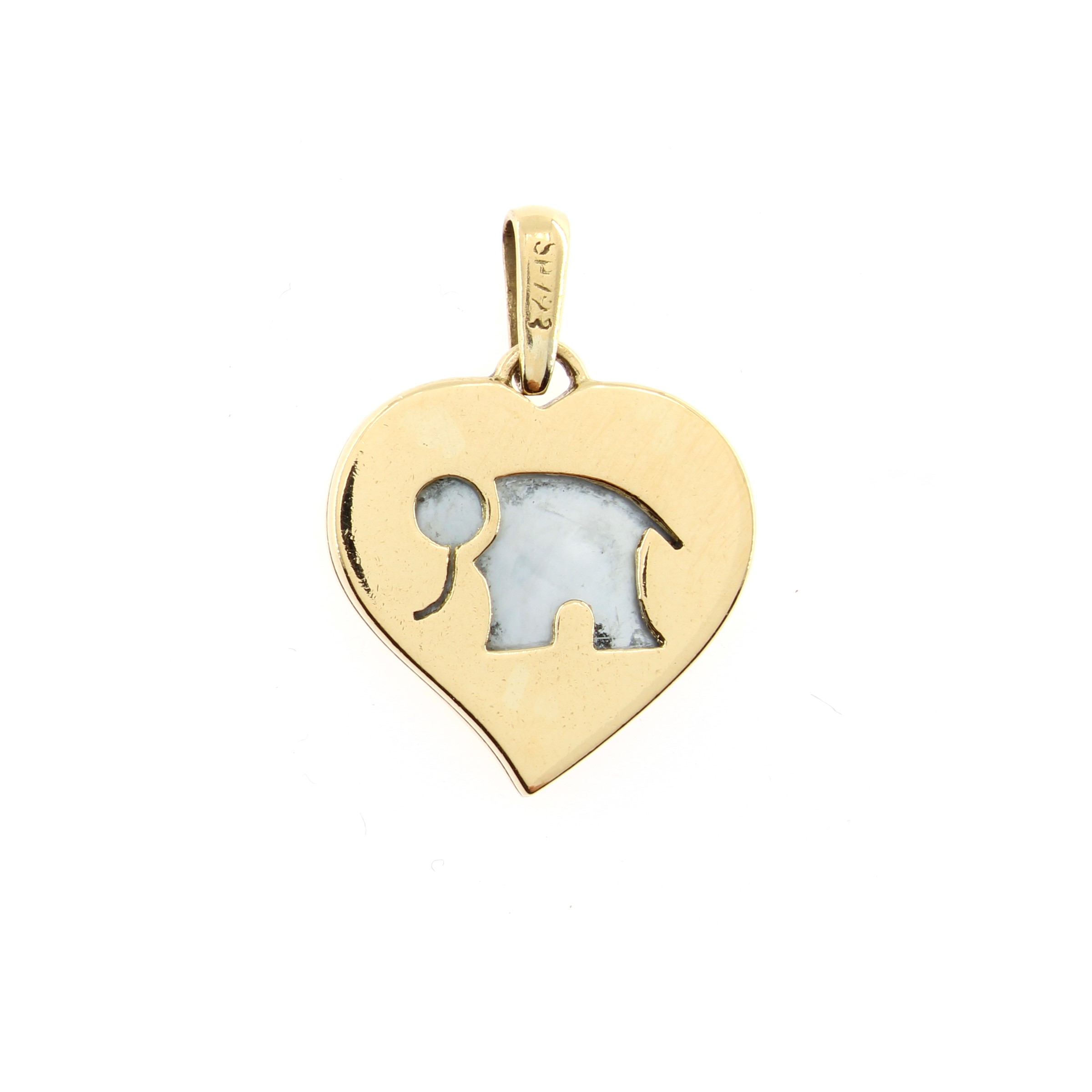 Pendente Cuore in Oro Giallo 18kt