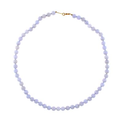 Bulgari Collana Ad un Filo di Sfere in Calcedonio