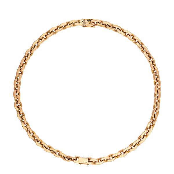 Two 18kt yellow gold bracelets