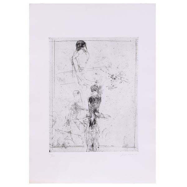 Piero Guccione  (Scicli 1935 - Modica 2018)  - Auction Modern and Contemporary Art - Web Only - Colasanti Casa d'Aste