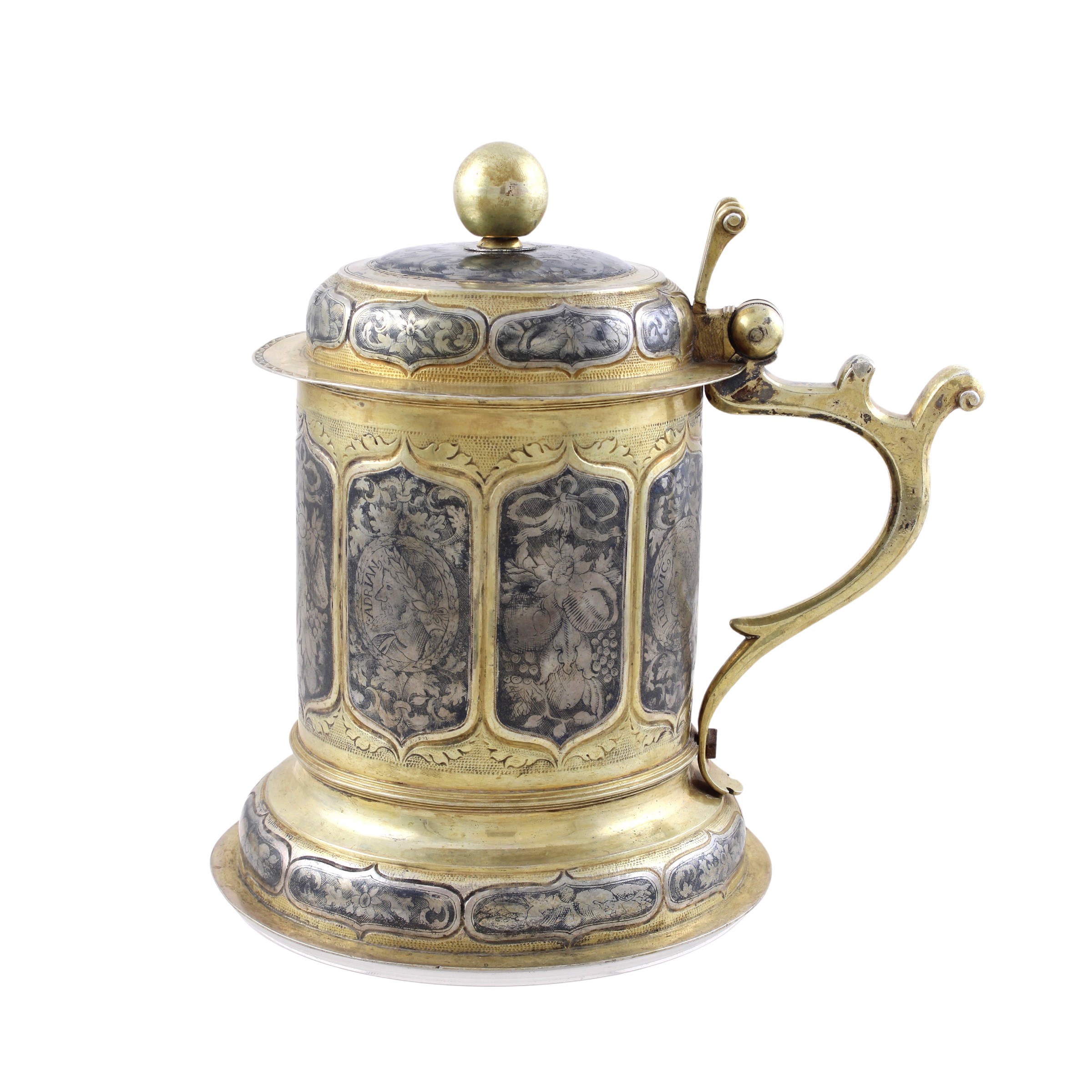 Tankard in Argento e Vermeil