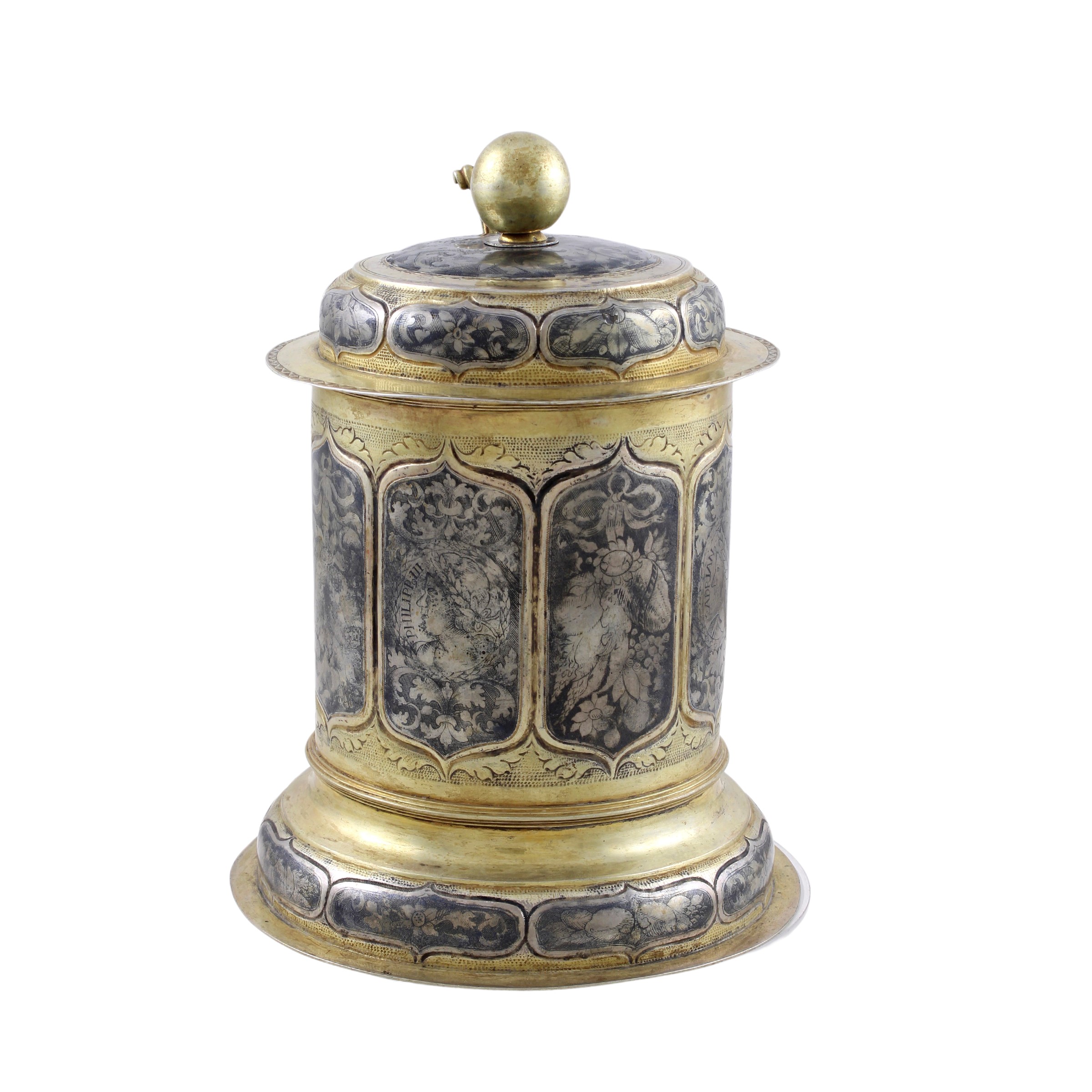Tankard in Argento e Vermeil