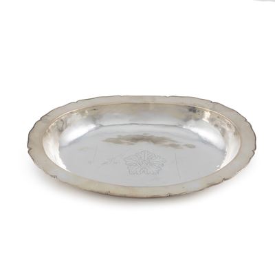 Centrotavola Ovale in Argento