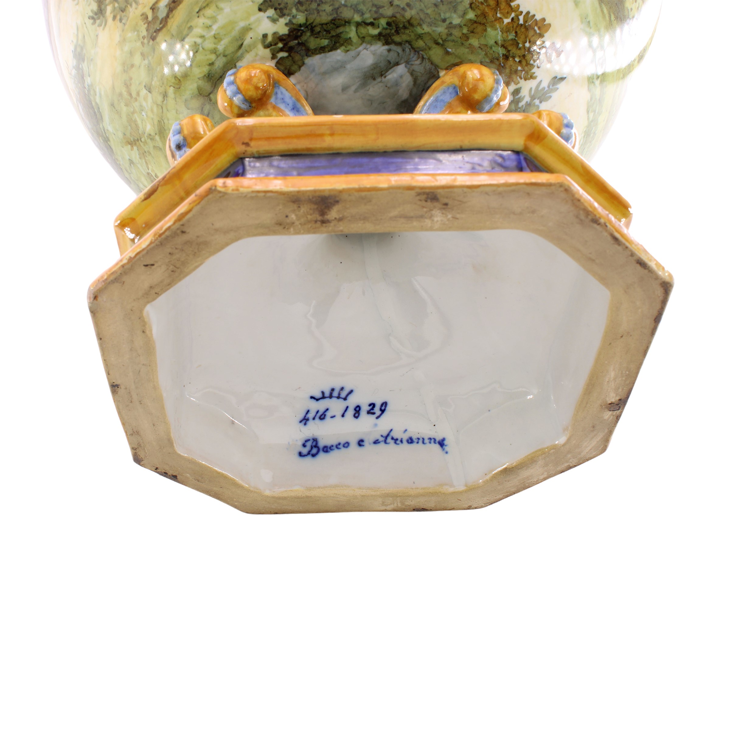 Vaso in porcellana Capodimonte