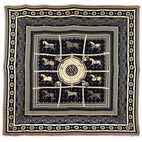 Hermes  Couvertures et tenues de Jour collection shawl