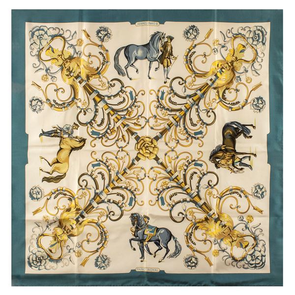Hermes foulard vintage collezione Parc Royale