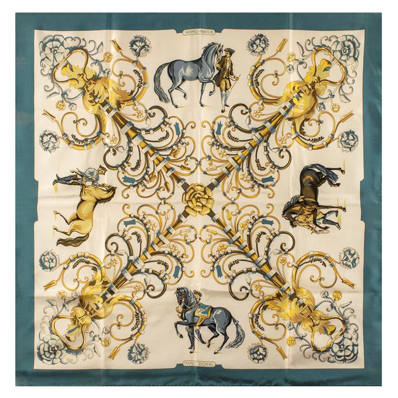 Hermes Foulard Vintage Collezione Parc Royale