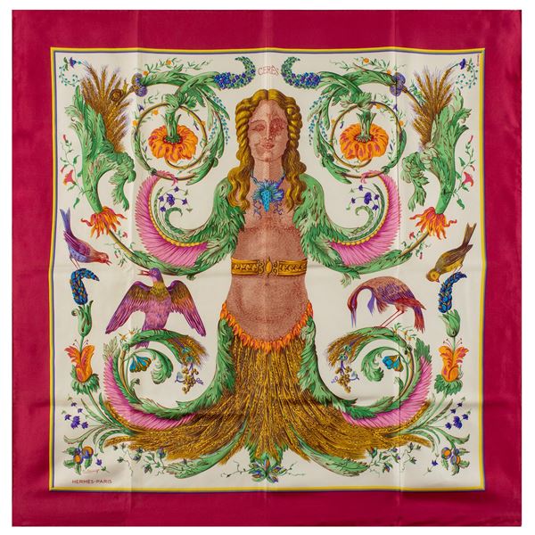 Hermes foulard vintage collezione Cerès