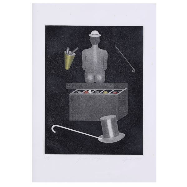 Zivko Djak  (Belgrado 1942 - Novi Sad 2011)  - Auction Modern and Contemporary Art - Web Only - Colasanti Casa d'Aste