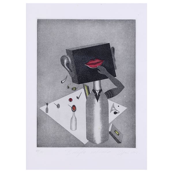 Zivko Djak  (Belgrado 1942 - Novi Sad 2011)  - Auction Modern and Contemporary Art - Web Only - Colasanti Casa d'Aste