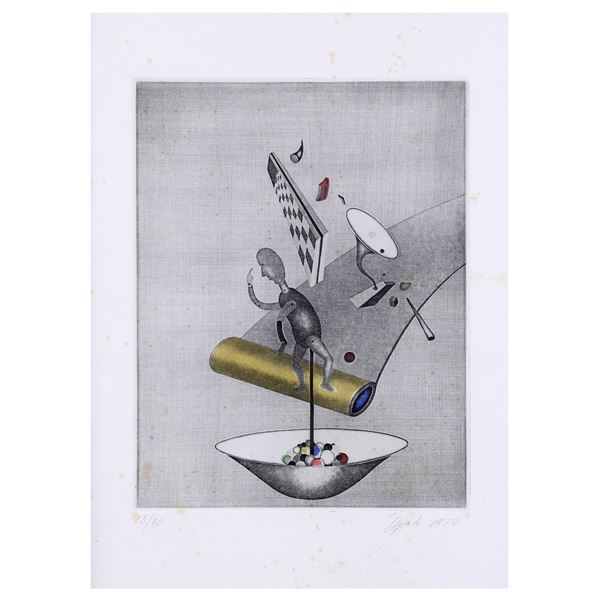 Zivko Djak  (Belgrado 1942 - Novi Sad 2011)  - Auction Modern and Contemporary Art - Web Only - Colasanti Casa d'Aste