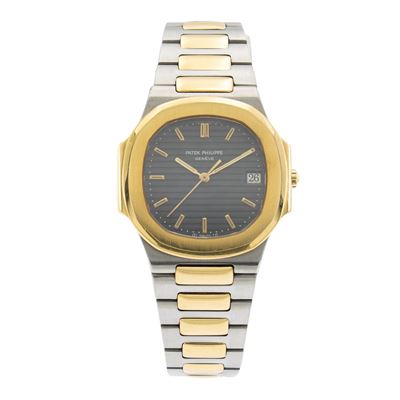 Orologio da polso vintage Nautilus in acciaio e oro giallo 18kt, ref. 3900